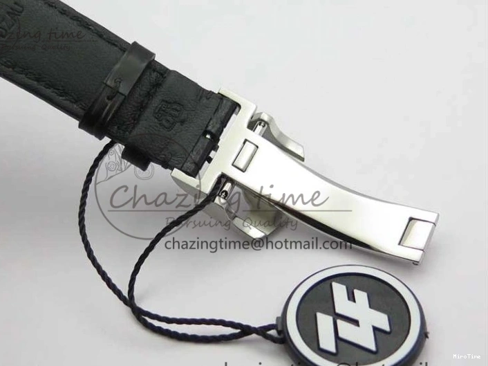 MIROTIME 0121 SunProtective Portugieser Chronograph Edition 150 Years IW371601 ZF 1:1 Best Edition Blue Dial on Black Leather Strap A7750 (Slim Movement) 7137